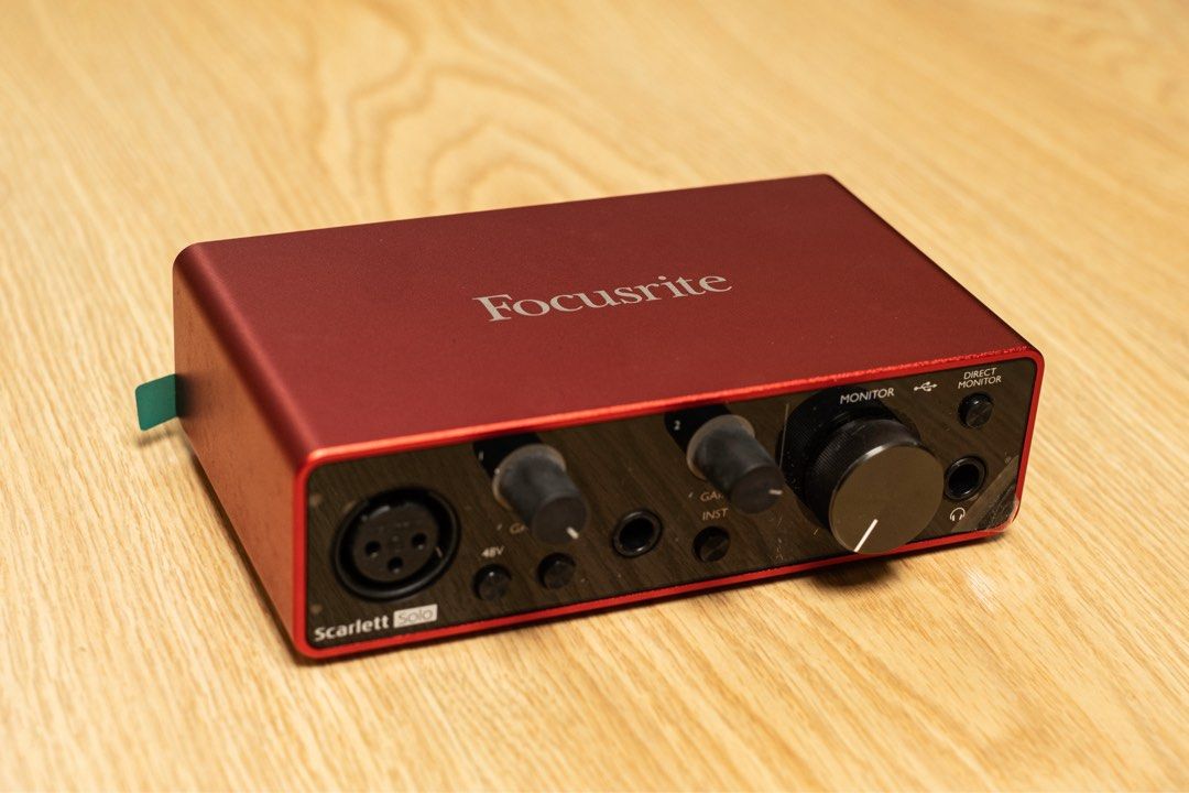 Focusrite Scarlett Solo 3rd Gen, Audio, Other Audio Equipment on Carousell