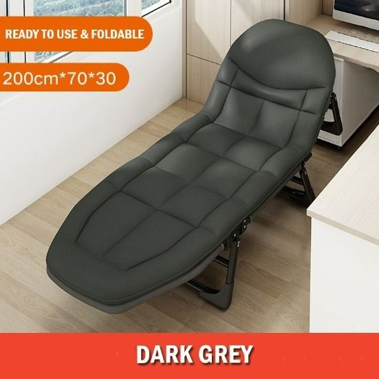 Foldable Recliner Portable Chair Nap Rest Bed, Furniture & Home Living