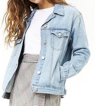 Forever 21 denim jacket womens hotsell
