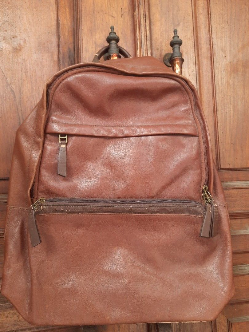 Fossil Backpack Original Fesyen Pria Tas Dompet Ransel di Carousell