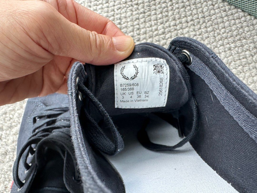 Fred perry store kingston twill grey