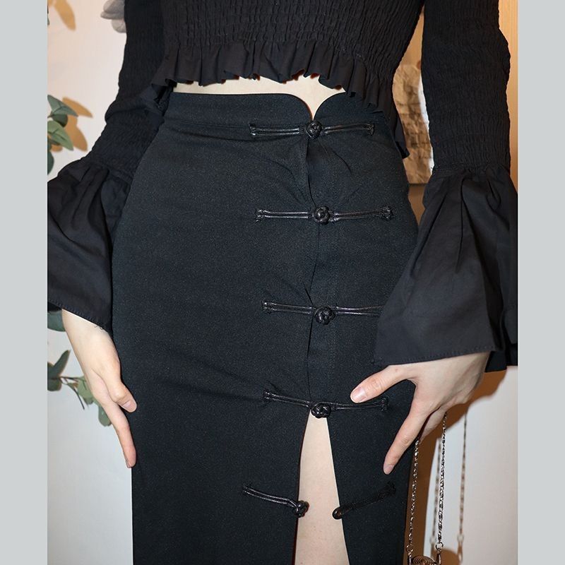 Button skirt malaysia store
