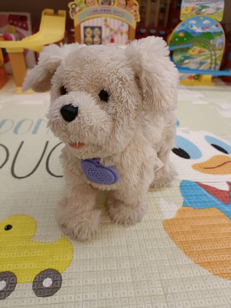 Furreal friends walkin new arrivals puppies biscuit toy plush