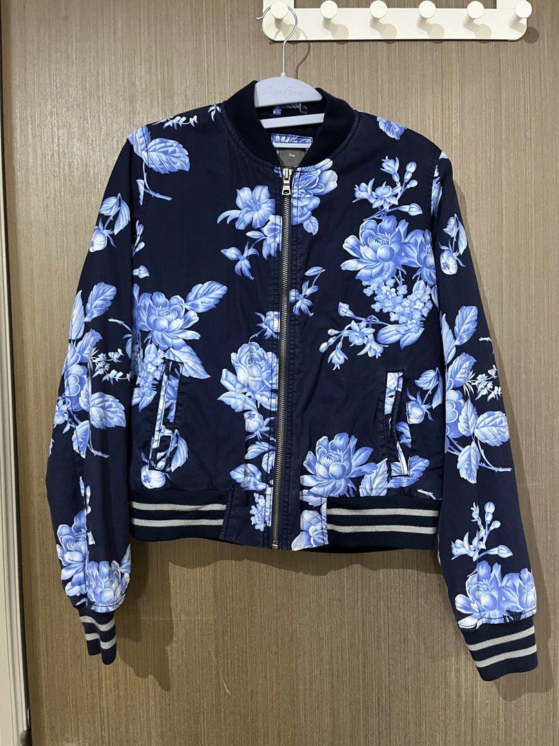 Gap floral bomber discount jacket