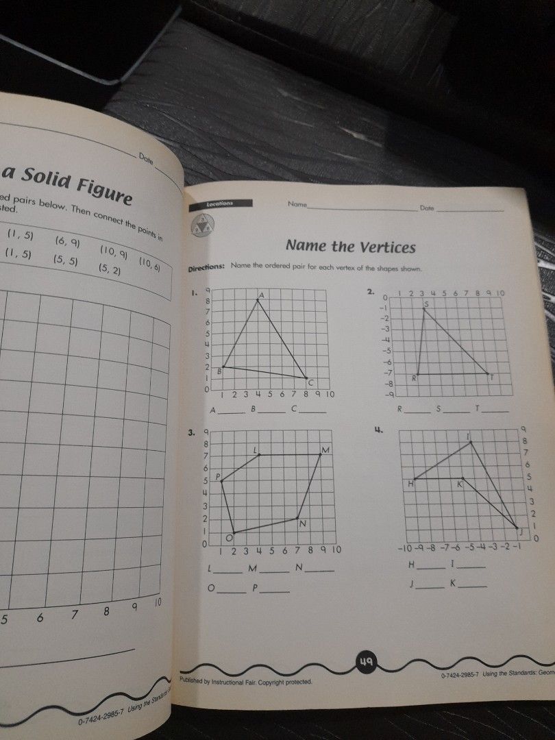Geometry Using the Standards Grade 5 (Category: Textbooks) located in Pasay City. Submitted by ayin3 (Listing ID 1229624906, Image 3). Description: item is in excellent condition pages still very fresh pm for inquiries.