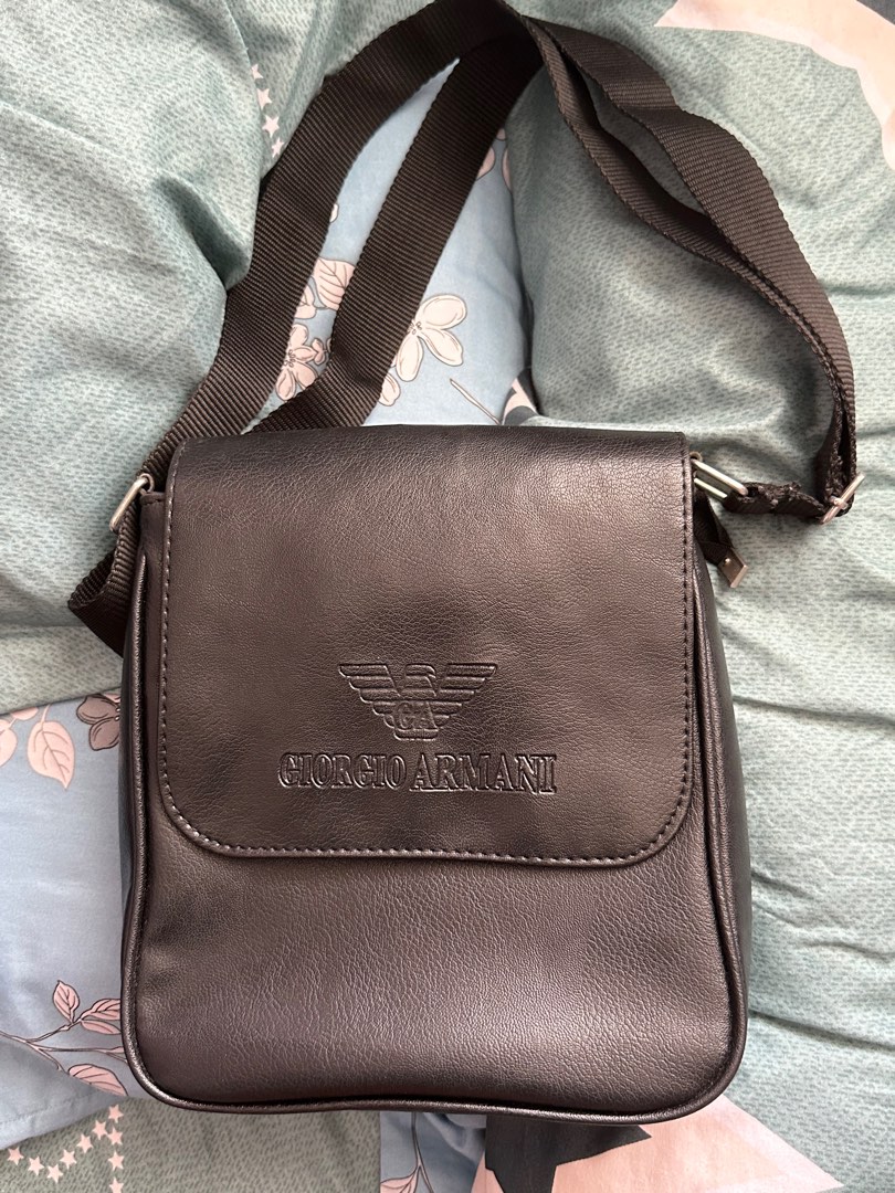 Giorgio armani side on sale bag