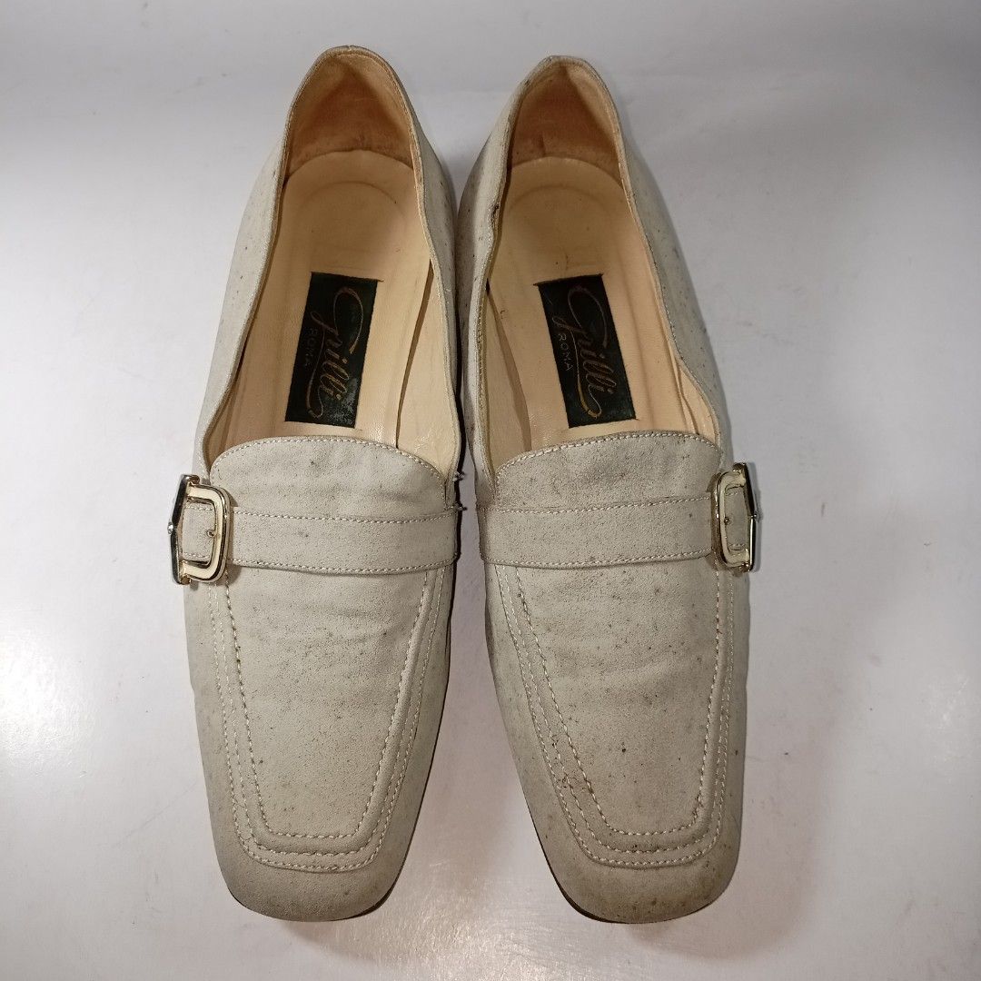 Grilli Roma original leather heels 35 size women shoes on Carousell