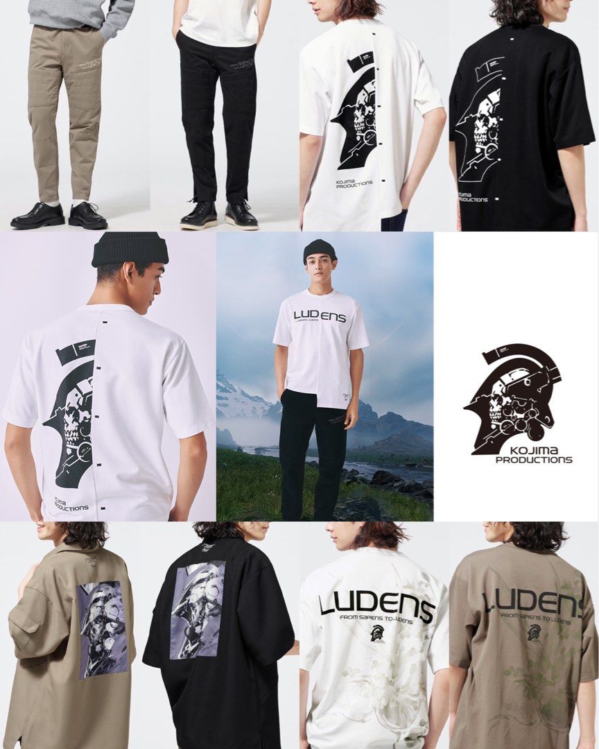 代購‼️GU x Kojima Productions 小島製作所聯乘系列: 世界著名