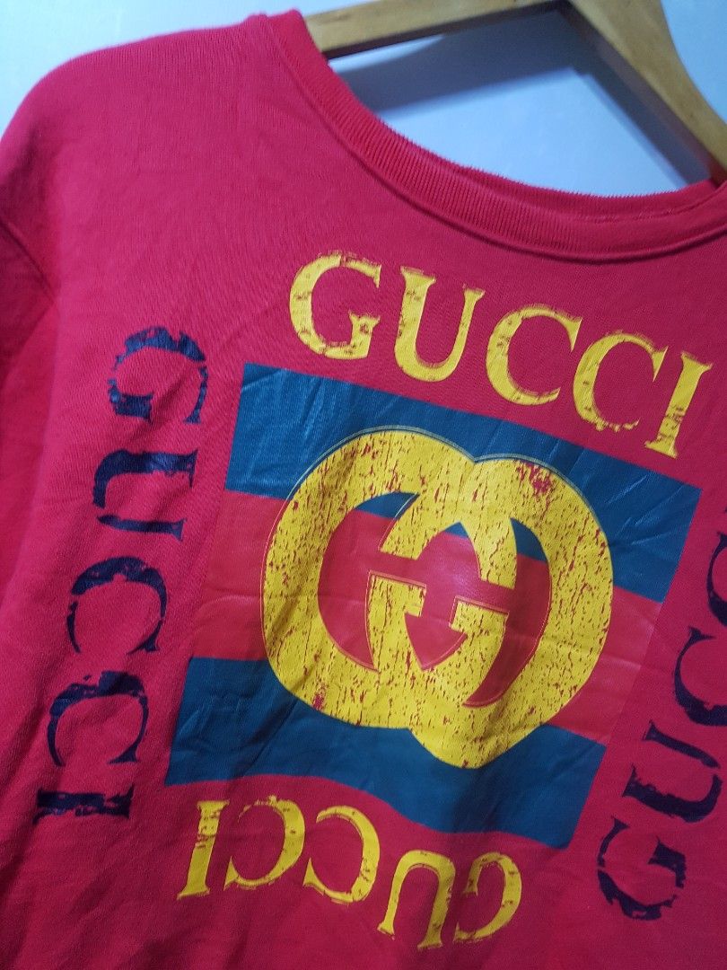 Red gucci crop top
