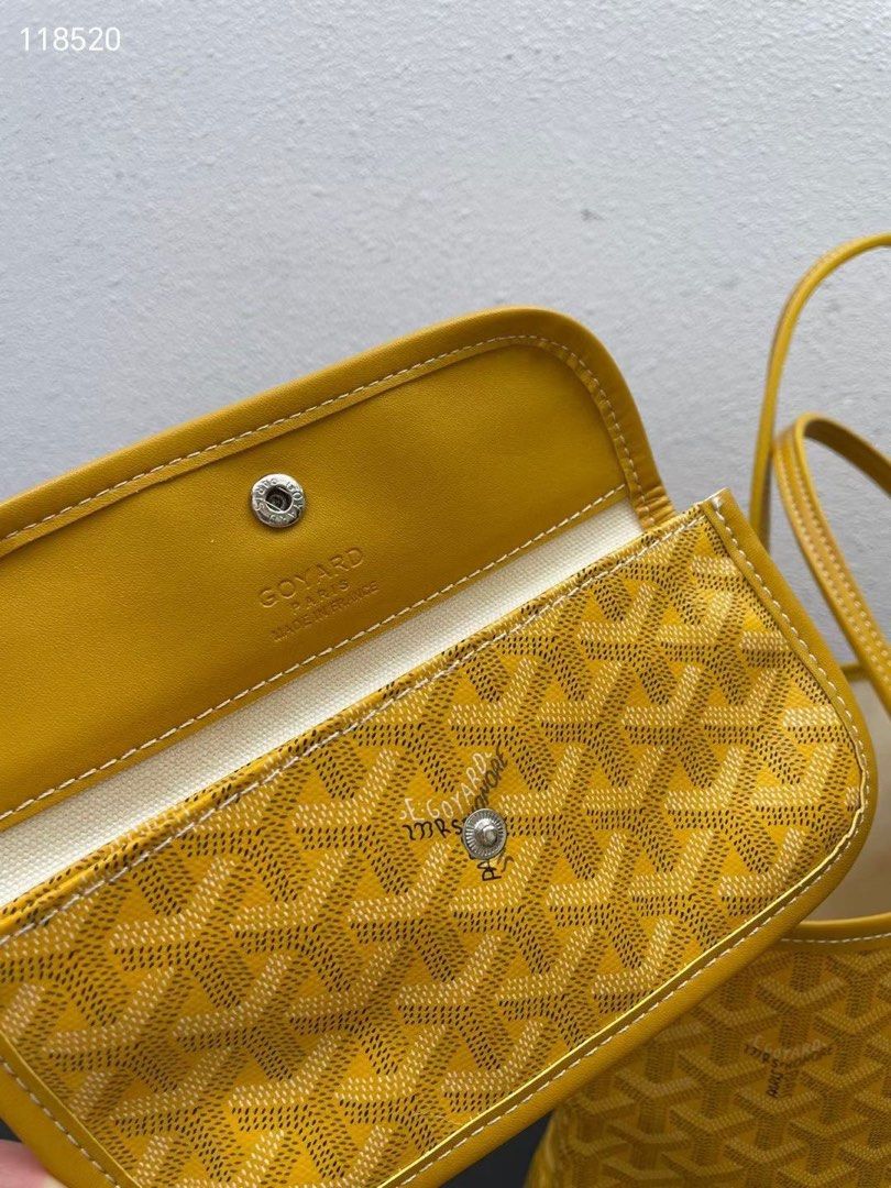 Saint-louis cloth tote Goyard Yellow in Cloth - 34375931