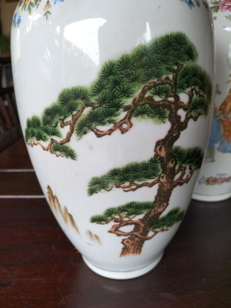 Hand Painting Chinese Porcelain VaseFvgs200523, Hobbies & Toys, Collectibles & Memorabilia