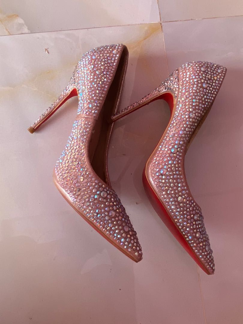 Swarovski heels cheap