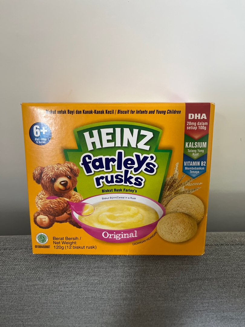 Heinz Farley Rusks Original 120g Babies Kids Nursing Feeding