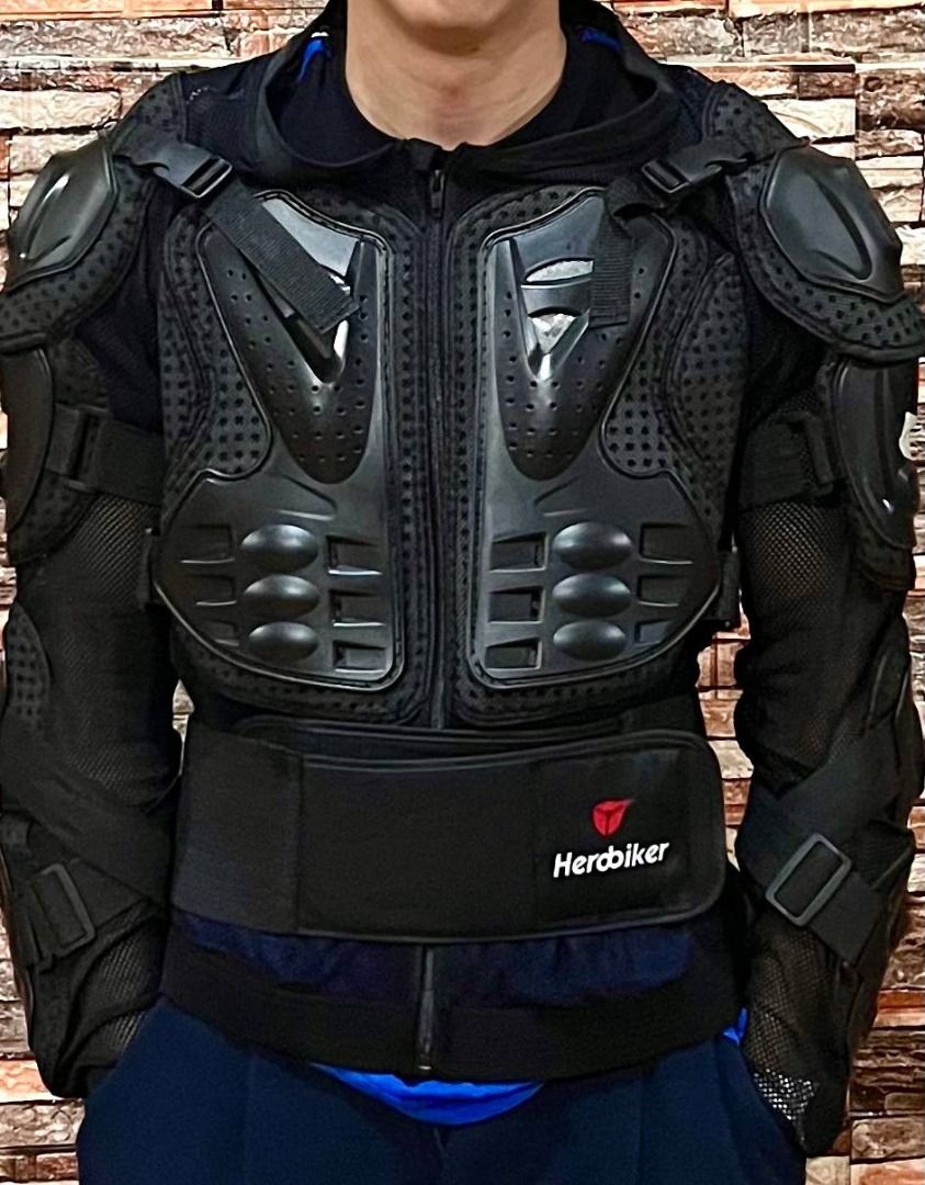 HEROBIKER Motorcycle Full Body Armor Jacket Size: Medium