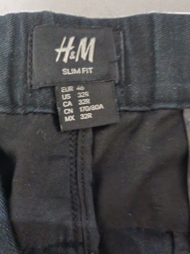 h and m mens pants