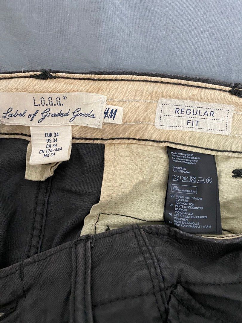 H&m logg trousers sales