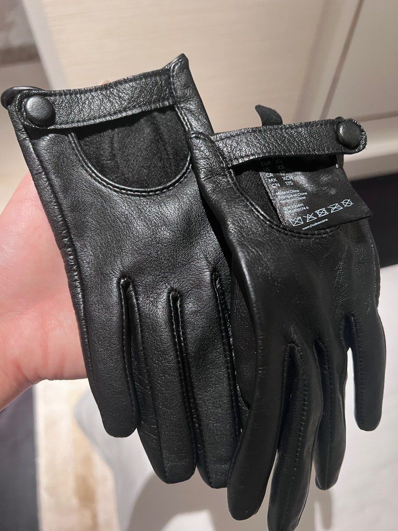 H&m leather outlet gloves mens