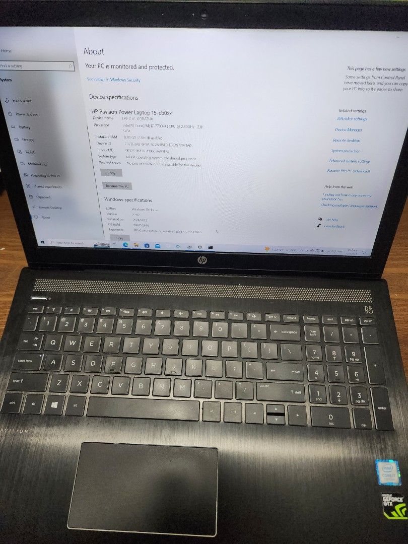 Hp Pavillion Power Laptop 15 Cb0xx Computers And Tech Laptops And Notebooks On Carousell 3780