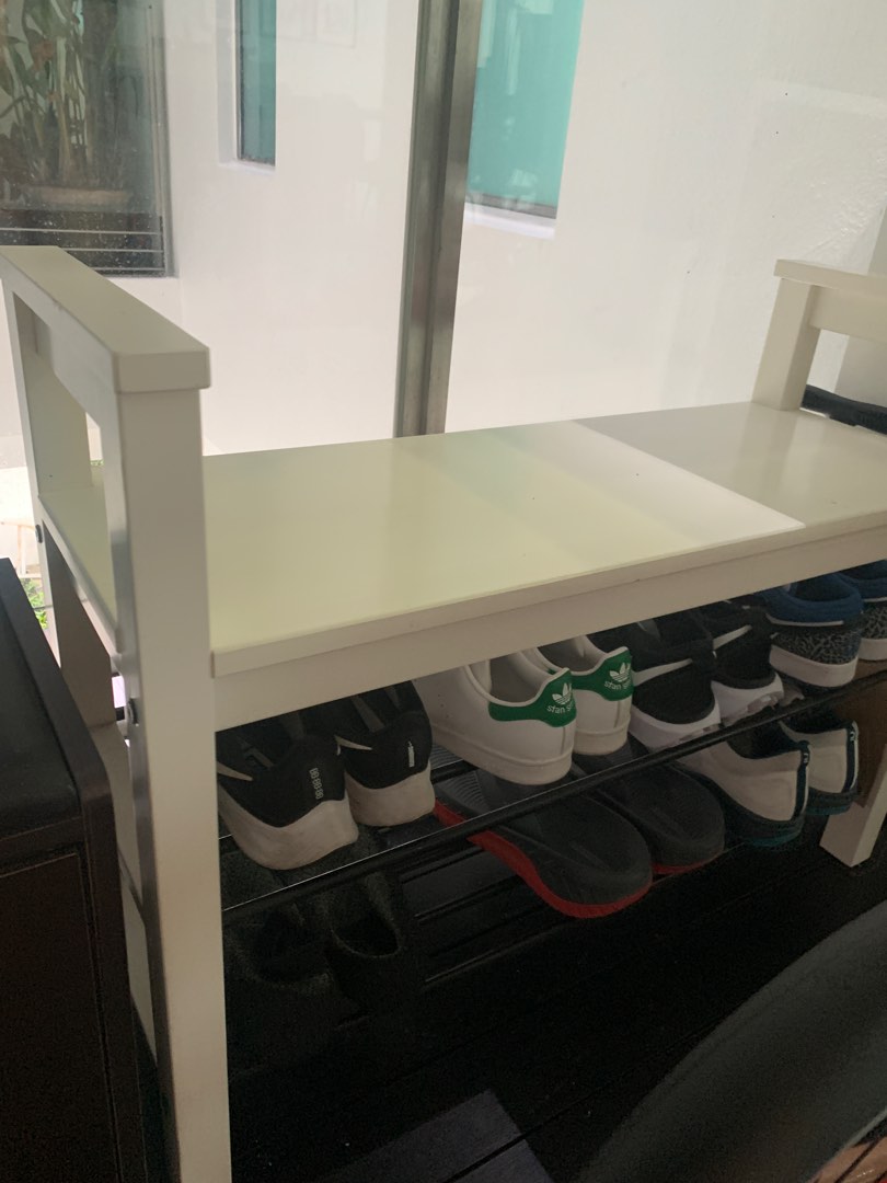 Ikea Hemnes shoe rack, Furniture & Home Living, Furniture, Shelves