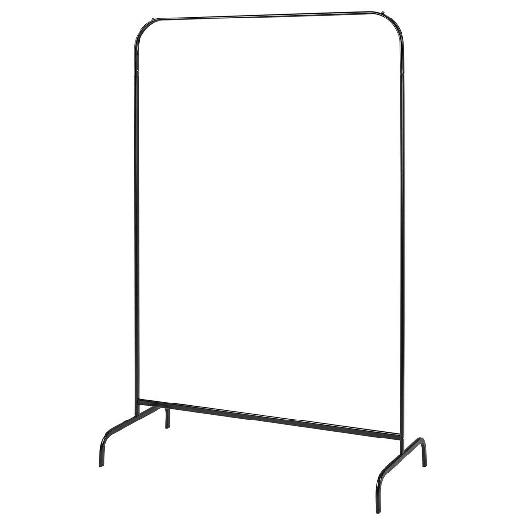 Ikea Mulig Clothes Rack Black Colour Clothes Rail Rak Gantung