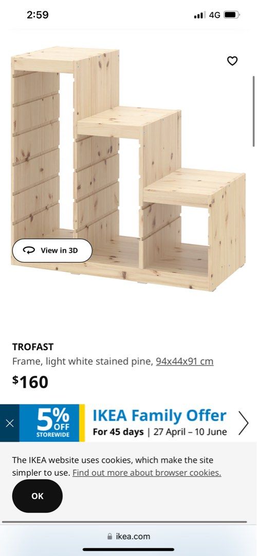 Trofast Frame IKEA Trofast Frame, Furniture & Home Living, Furniture, Shelves ...