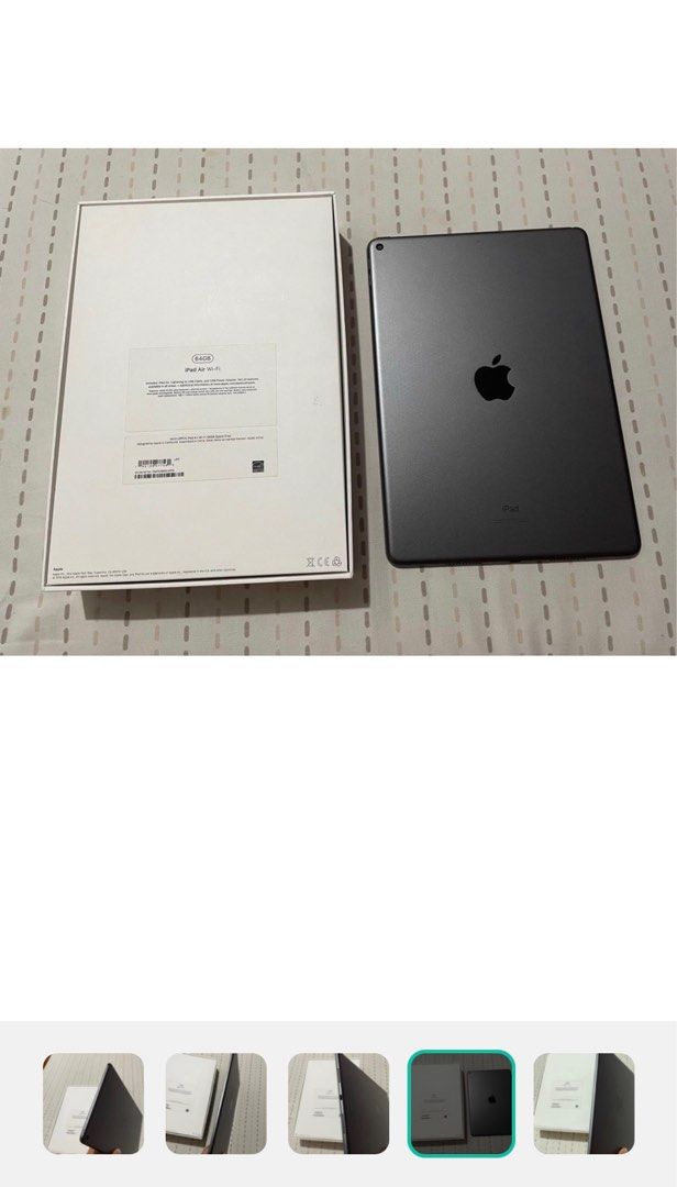 Ipad Air 3 (Category: iPad) located in Pasig City. Submitted by jeyzwup (Listing ID 1229568320, Image 1). Description: Ipad Air 3 64 GB With free case With original box With Original Charger And with goojodoq pencil.