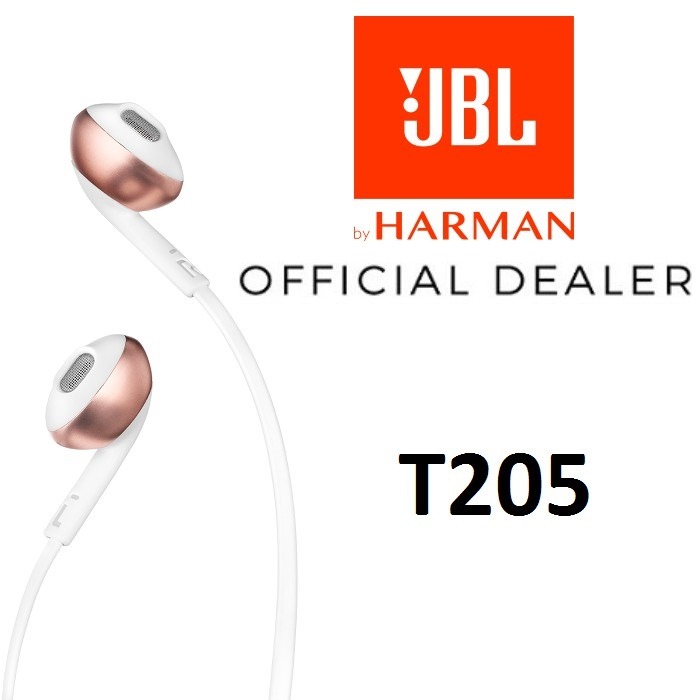 Jbl t205 rose gold best sale