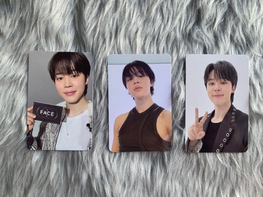 BTS JIMIN FACE M2U Official LUCKY DRAW PHOTO CARD