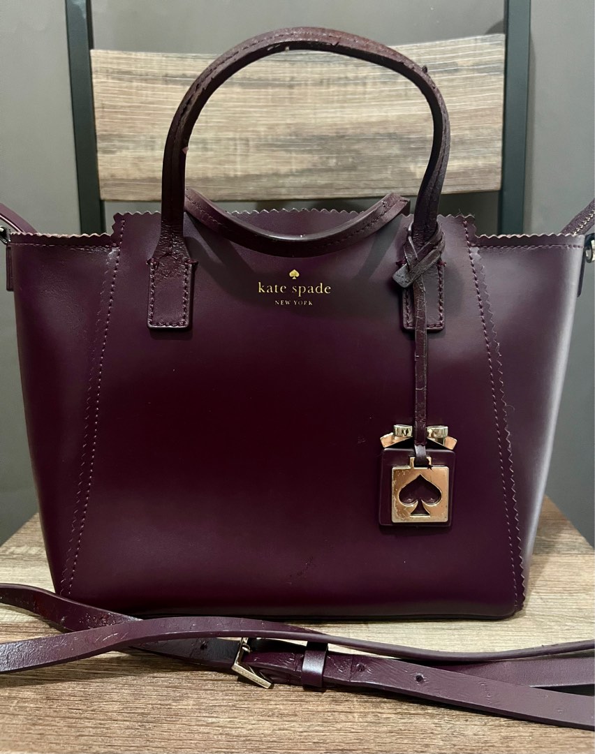 Kate spade deals maroon purse