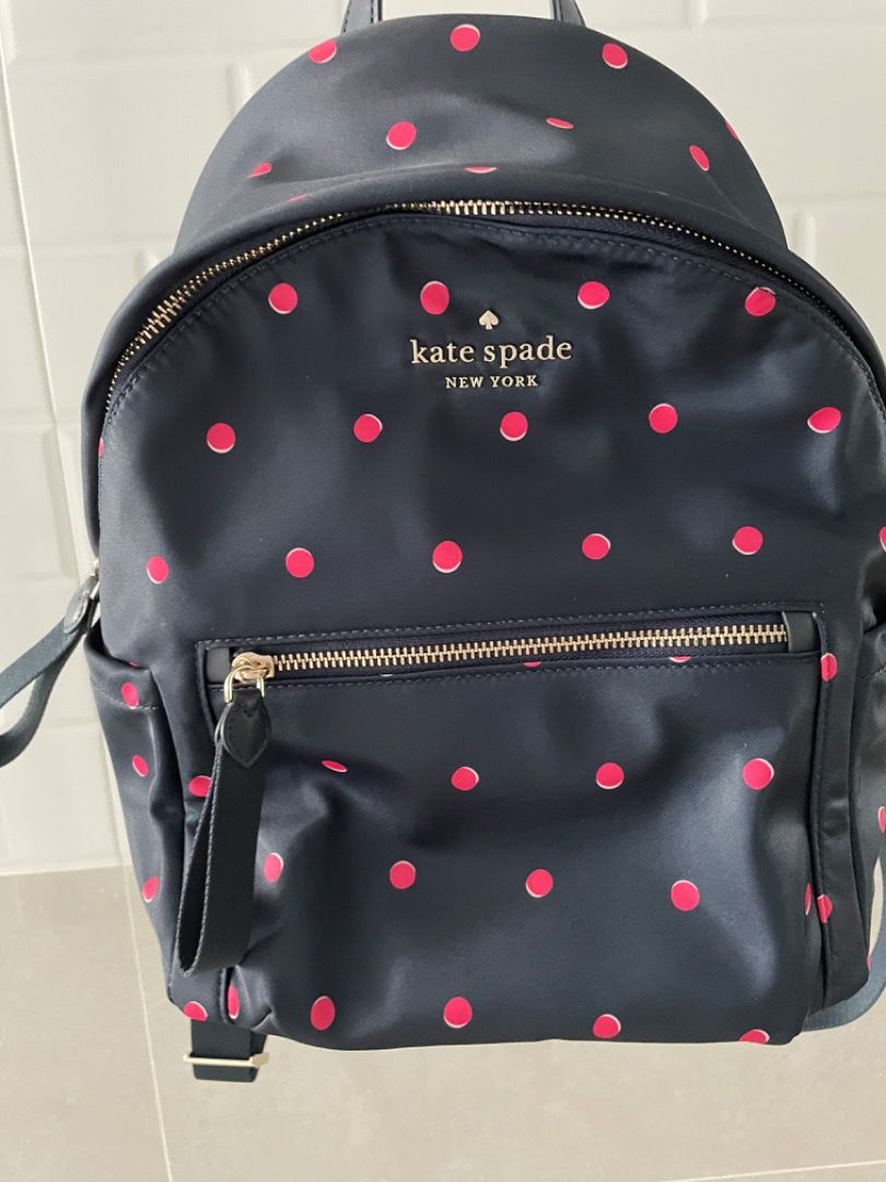 Kate Spade polka dot backpack Women s Fashion Bags