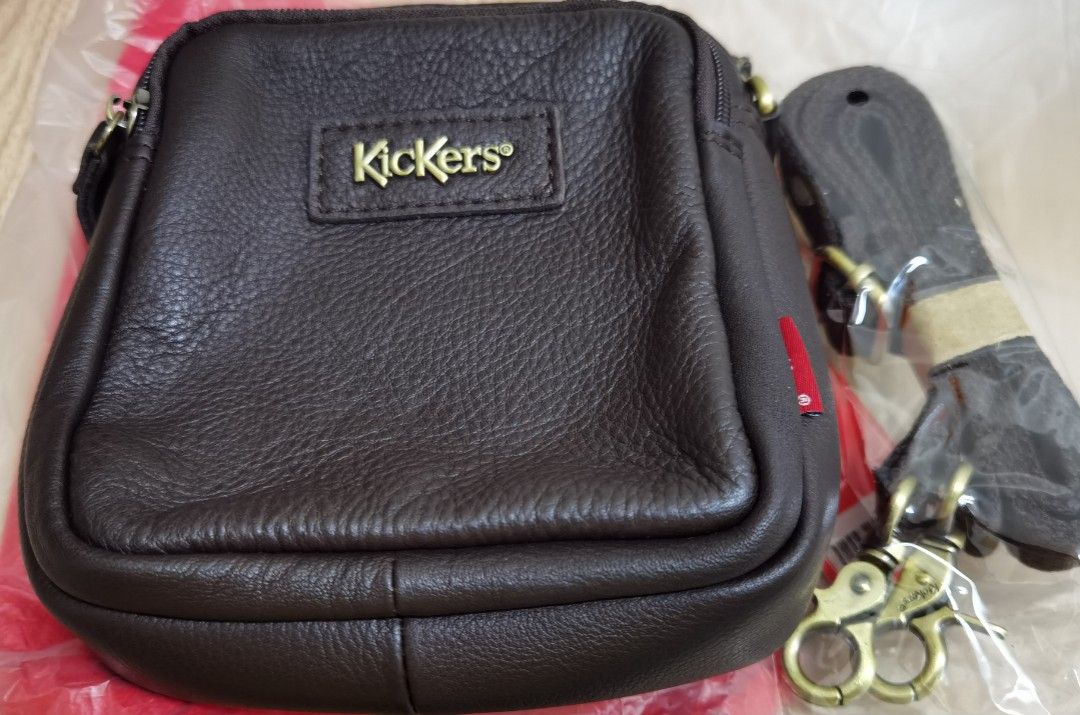 Kickers leather sling bag clearance