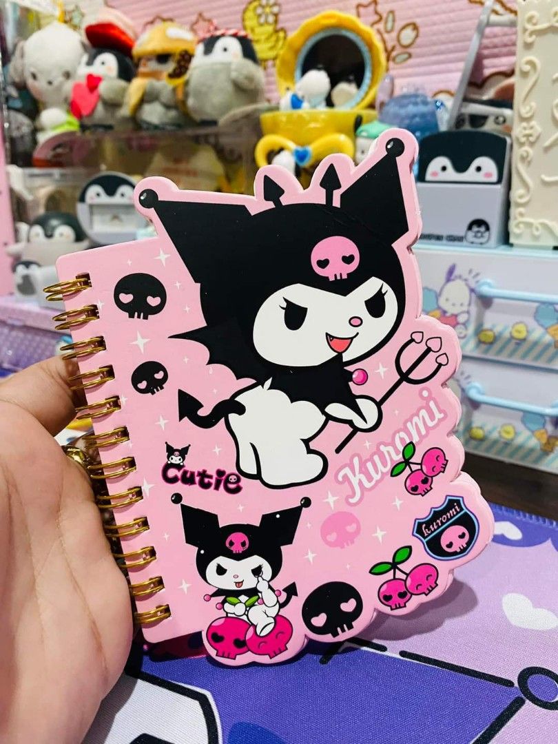 Kuromi Shaped Notebooks, Hobbies & Toys, Stationary & Craft, Stationery