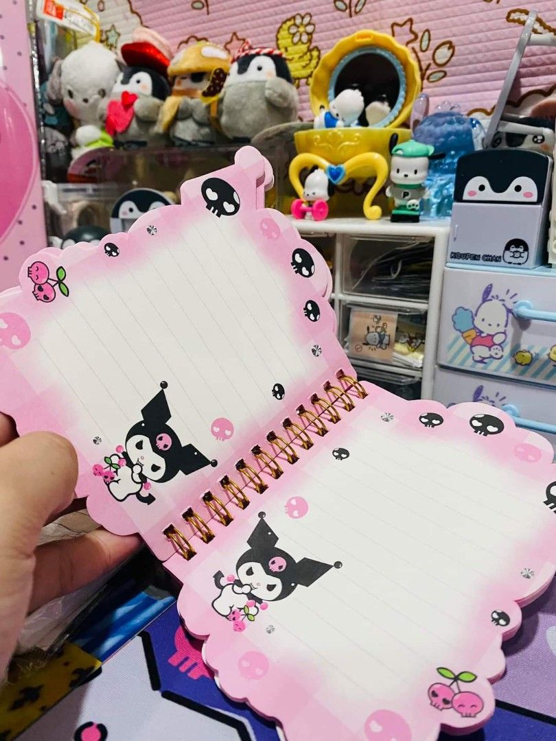 Kuromi Shaped Notebooks, Hobbies & Toys, Stationary & Craft, Stationery