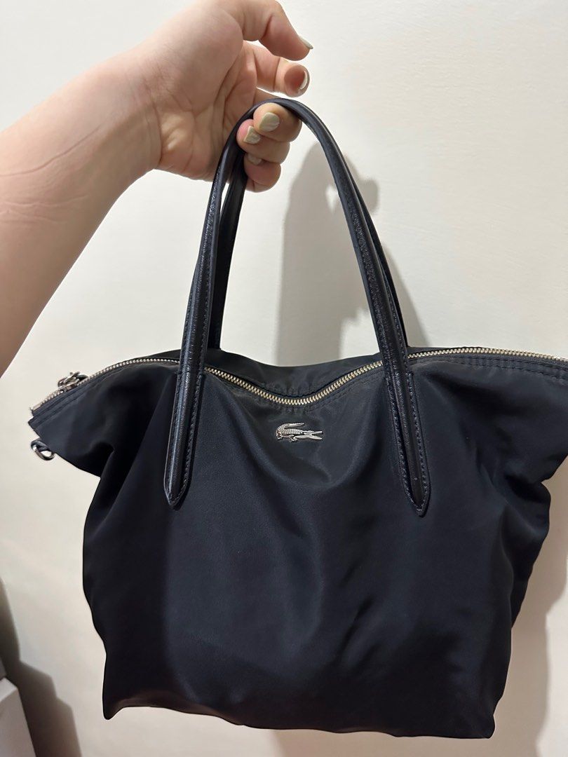 Lacoste nylon on sale tote bag