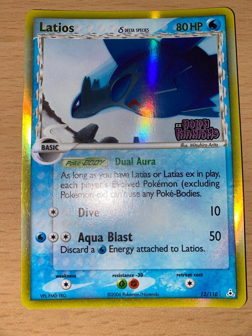 LATIAS LATIOS EX HOLON PHANTOMS 21/110 12/110