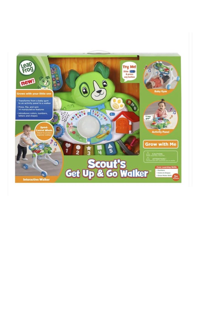 Leapfrog scout's get best sale up and go walker