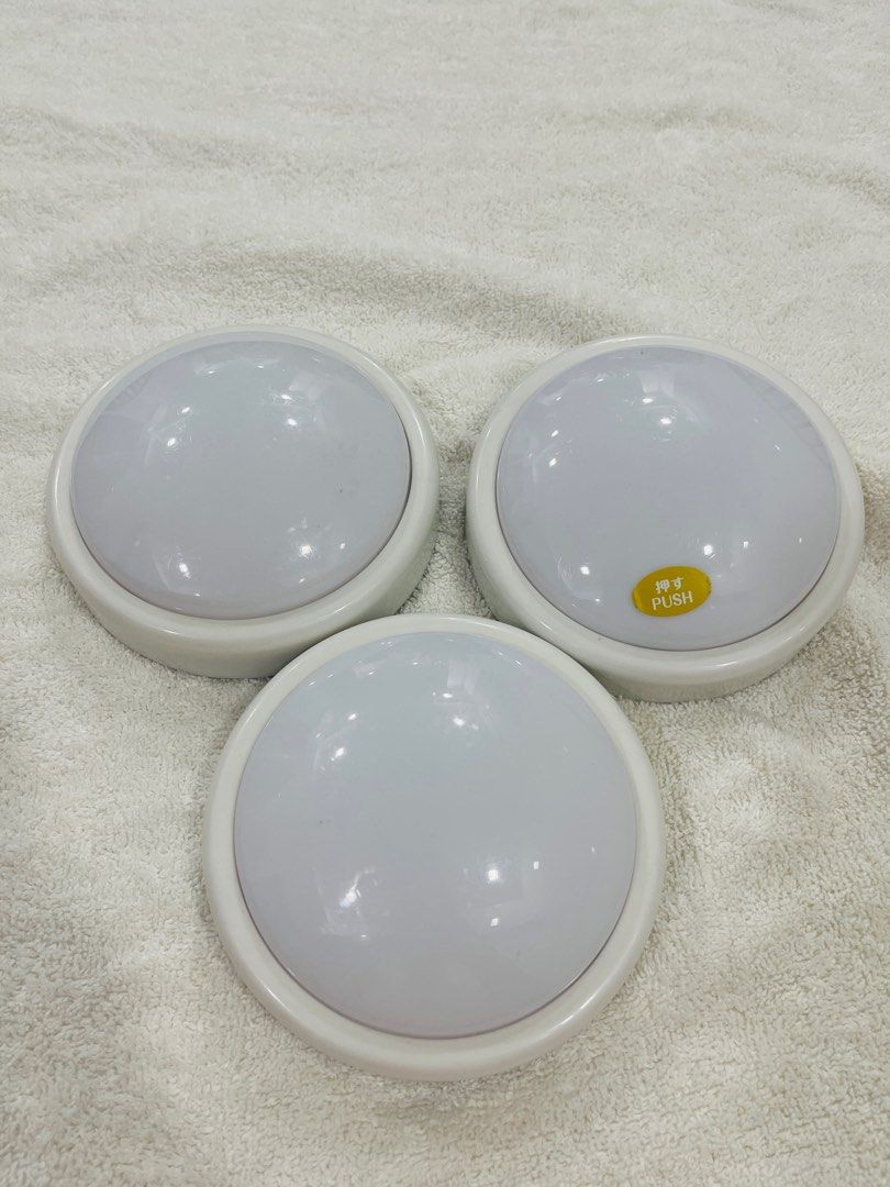 LED push night light 4 AA battery. Last longest. Emergency light