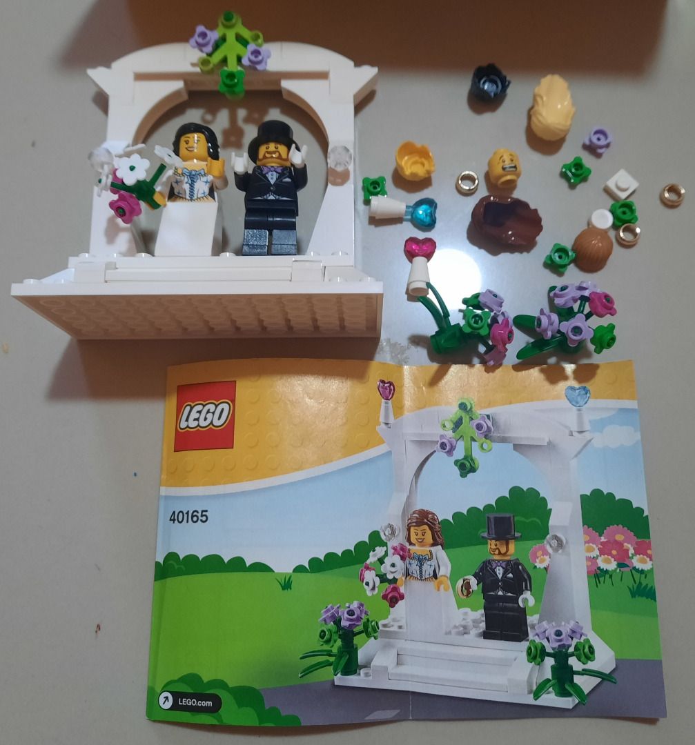 LEGO 40165 1 Wedding Favor Set Hobbies Toys Toys Games on Carousell
