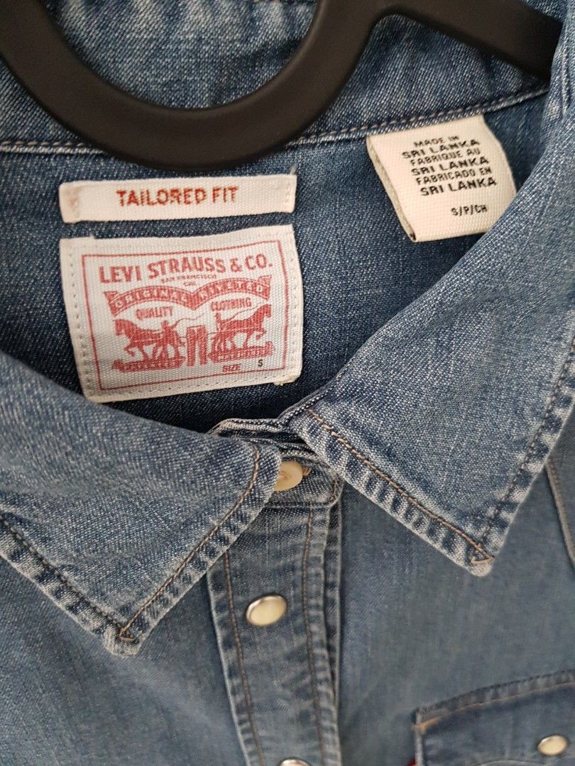 Ladies levi denim shirt clearance