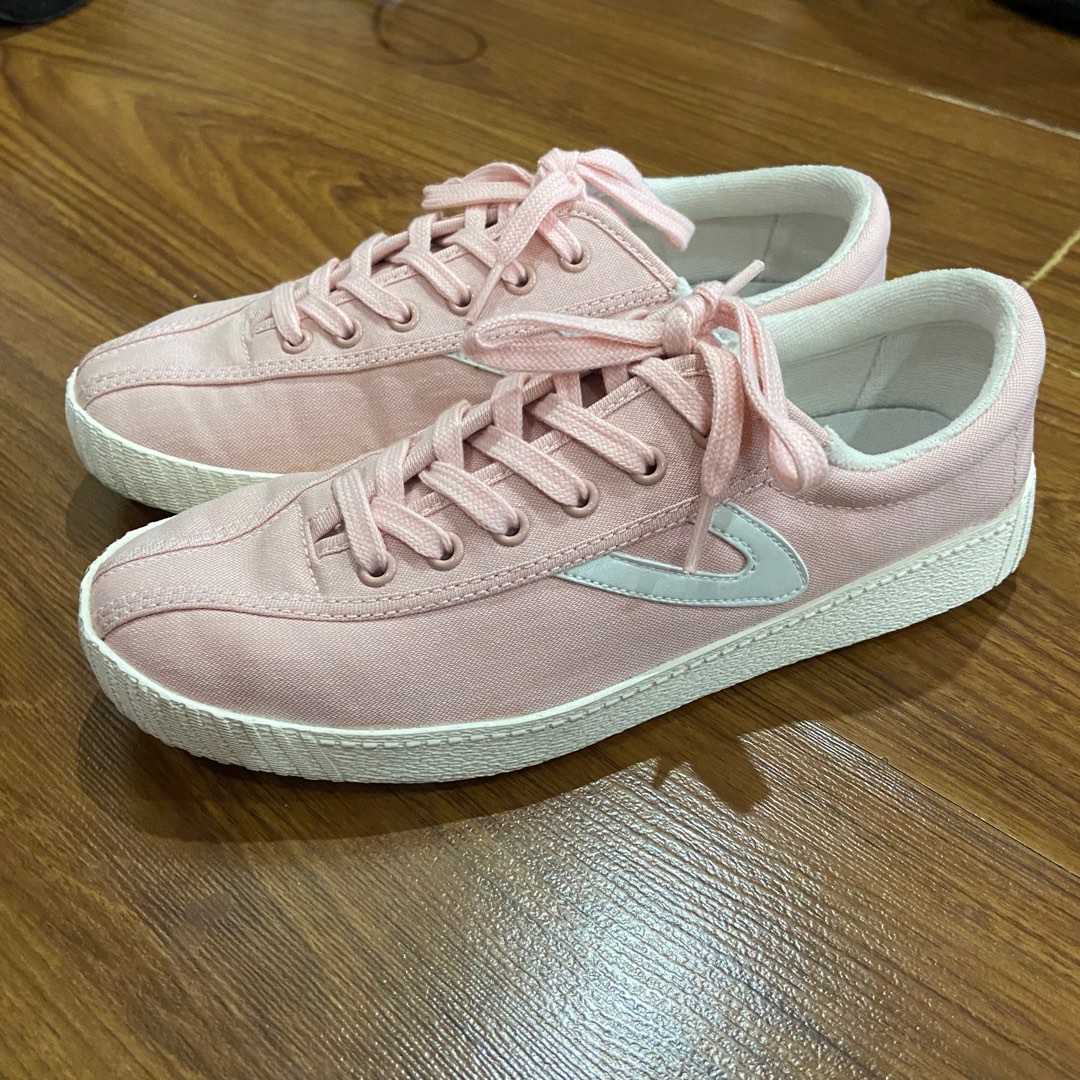 Pink tretorn sneakers hot sale