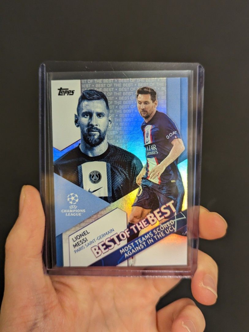 Lionel Messi Topps 2022-23 UCC PSG Best of the Best Silver