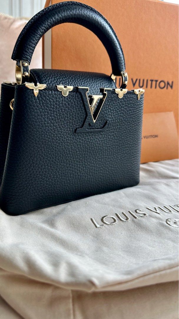 Louis Vuitton Limited Edition Mini Metallic Capucines – Name Droppers