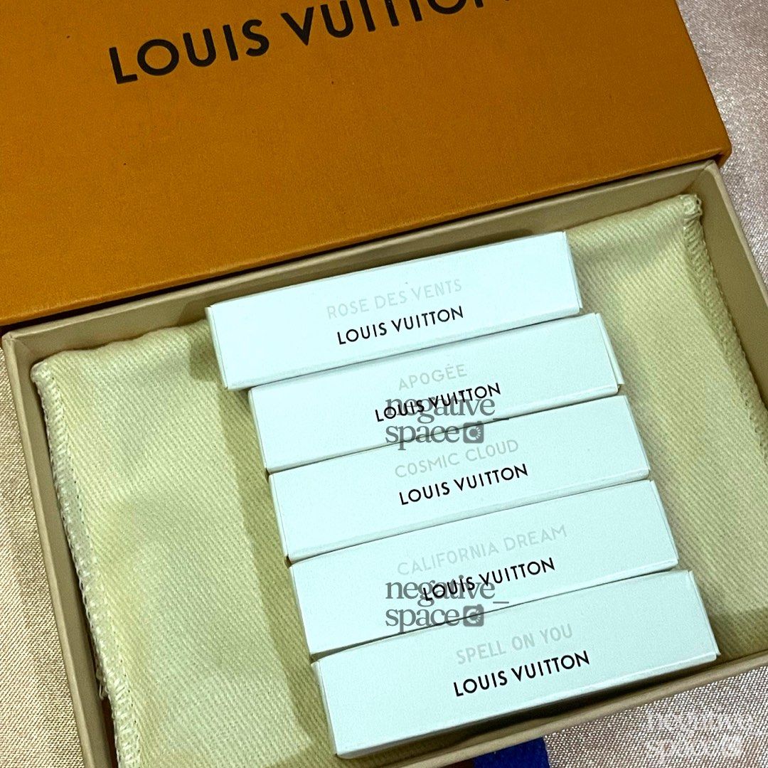 Louis vuitton edp set 8x2ml box and bag Rose des vents Apogee