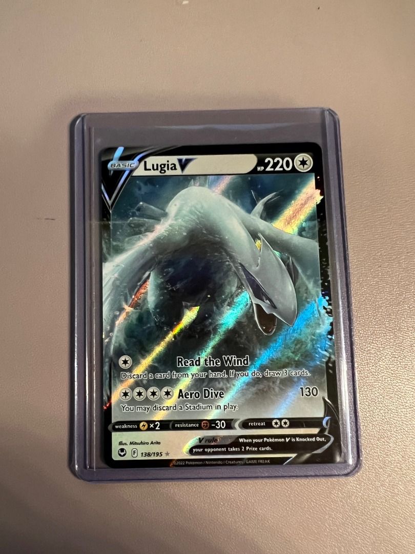 Lugia V Silver Tempest, Hobbies & Toys, Toys & Games on Carousell