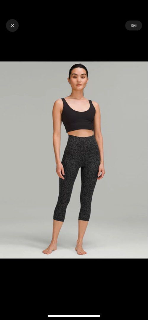 BNWT lululemon Align™ High-Rise Crop 20 Asia Fit (Black, Size M), Women's  Fashion, Activewear on Carousell