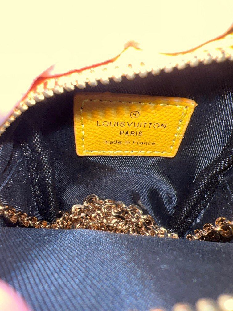 Minion LV Mini Wallet, Luxury, Bags & Wallets on Carousell