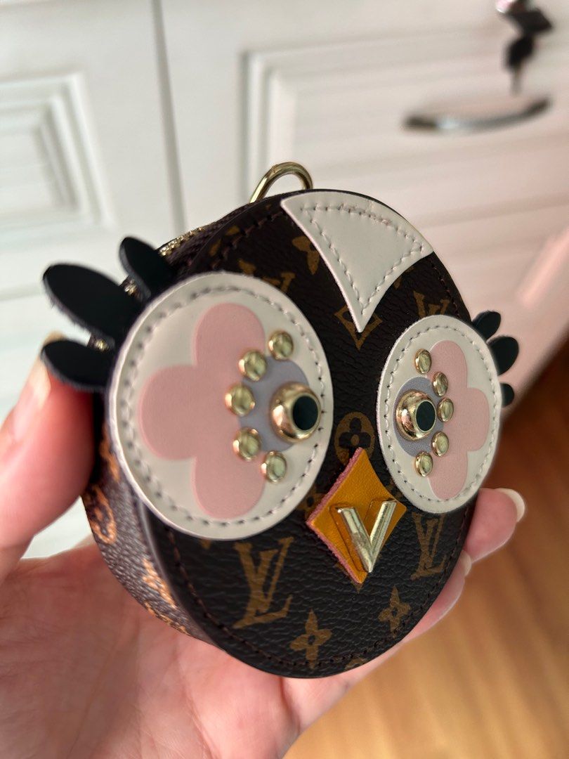 lv owl coin purse