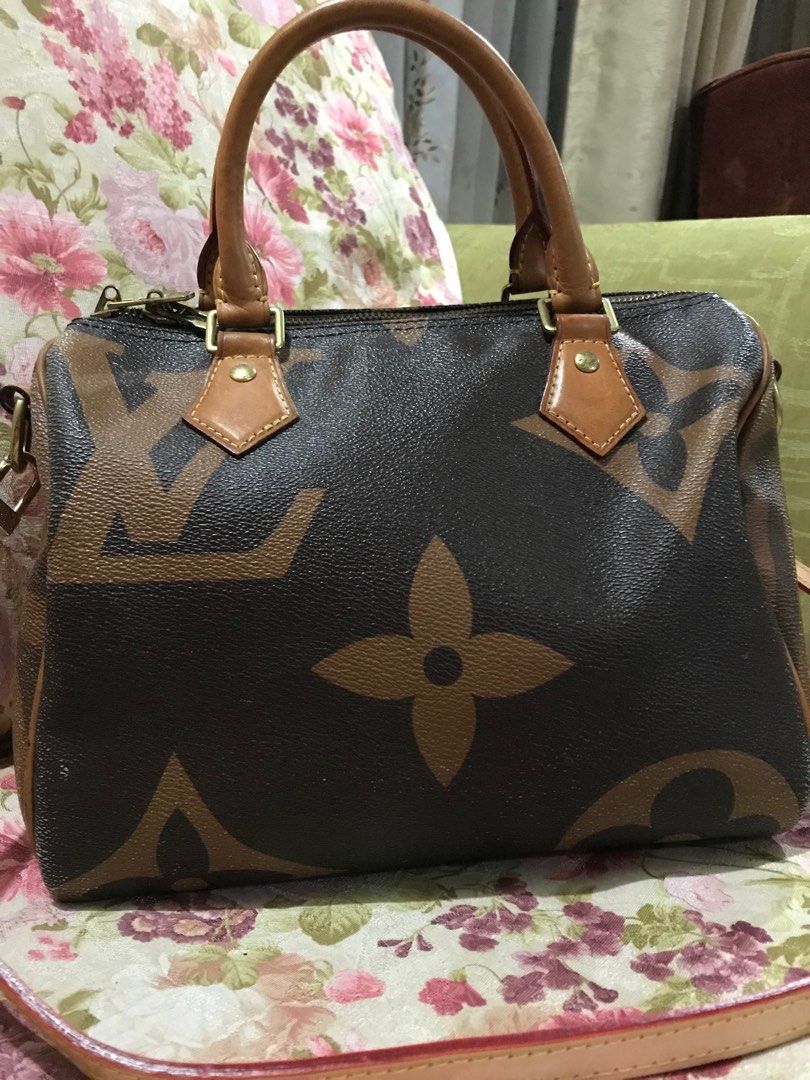 LV Two Tone 25cm Speedy Bag, Women's Fashion, Bags & Wallets