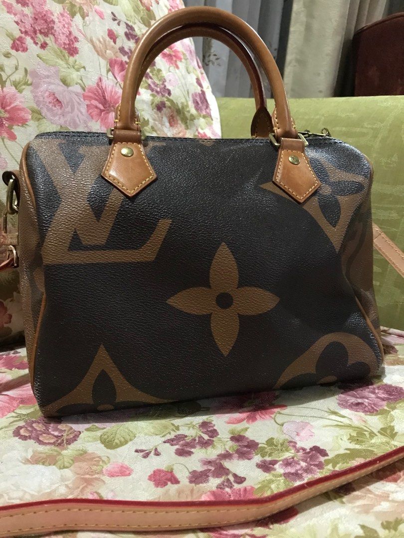 LV Two Tone 25cm Speedy Bag, Women's Fashion, Bags & Wallets