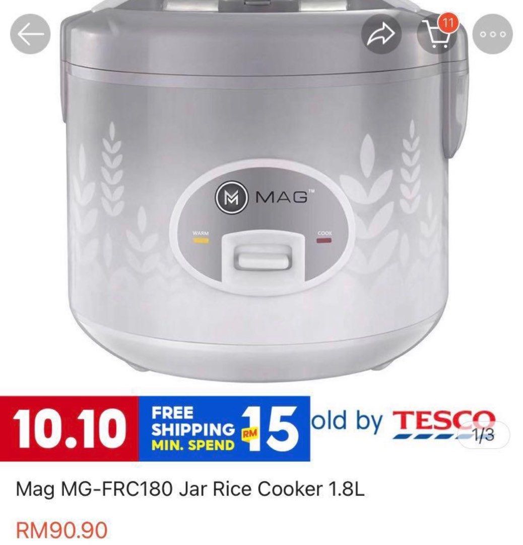 mag rice cooker 1.8l, TV & Home Appliances, Kitchen Appliances, Cookers on Carousell